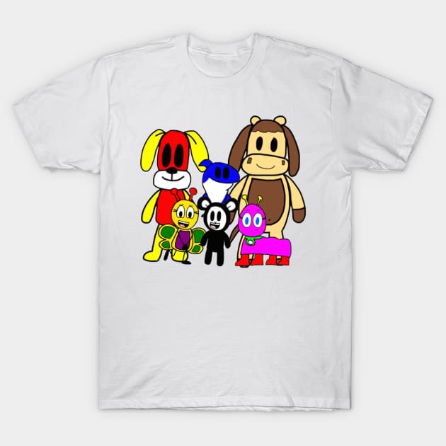 The Gang Together (1st Version) T-Shirt by BabyLambCreations143